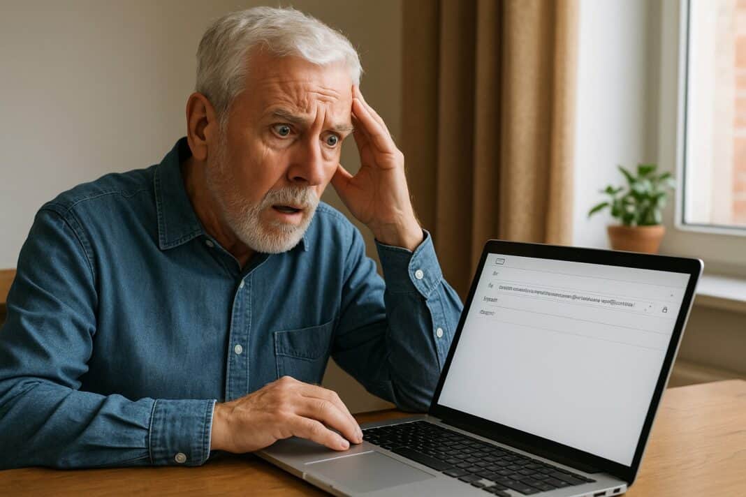 Ups – doch an alle? Opa und der E-Mail-Moment