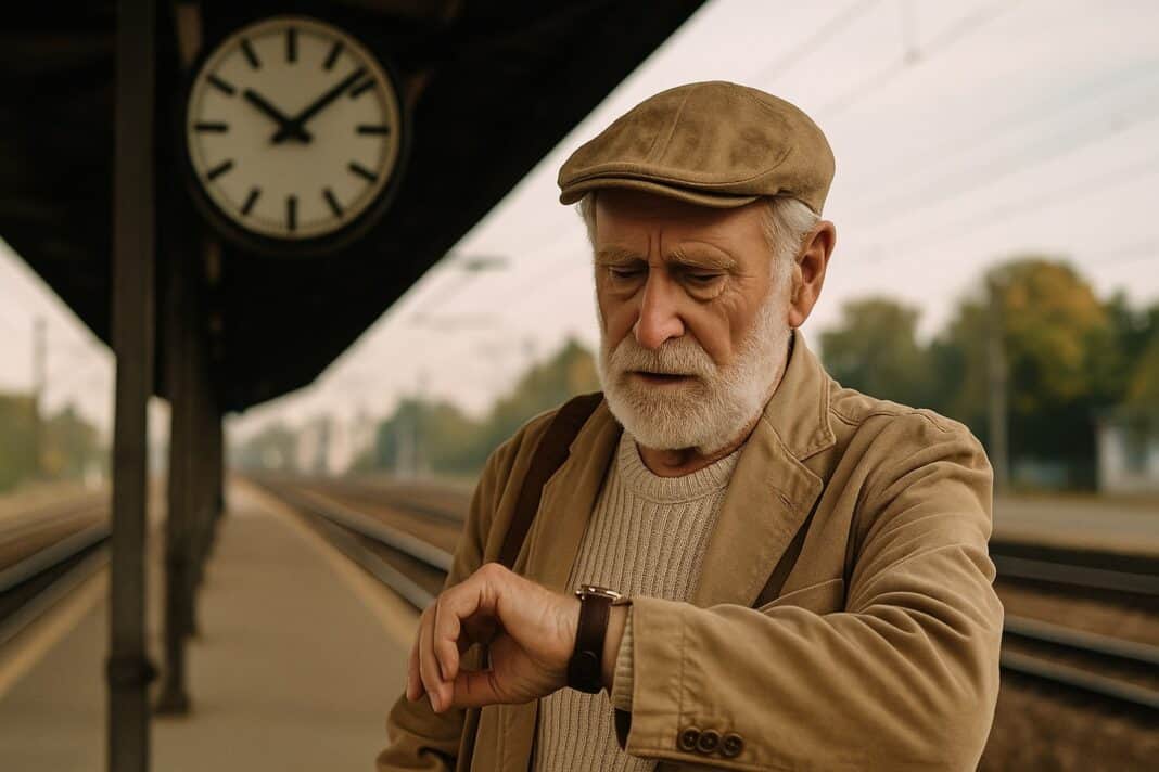 Pünktlich sein wie früher: Ein Mann und seine Uhr