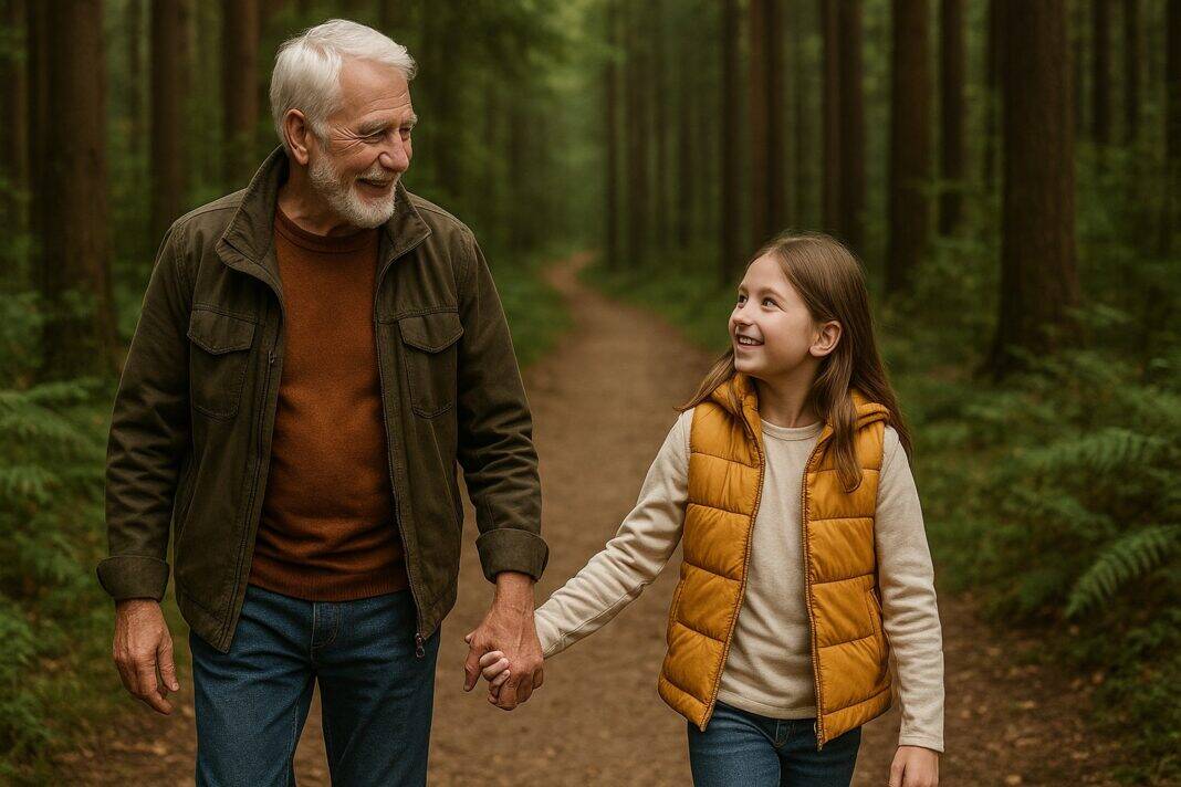 Ein Nachmittag voller Magie: Gemeinsam Hand in Hand durch den Wald